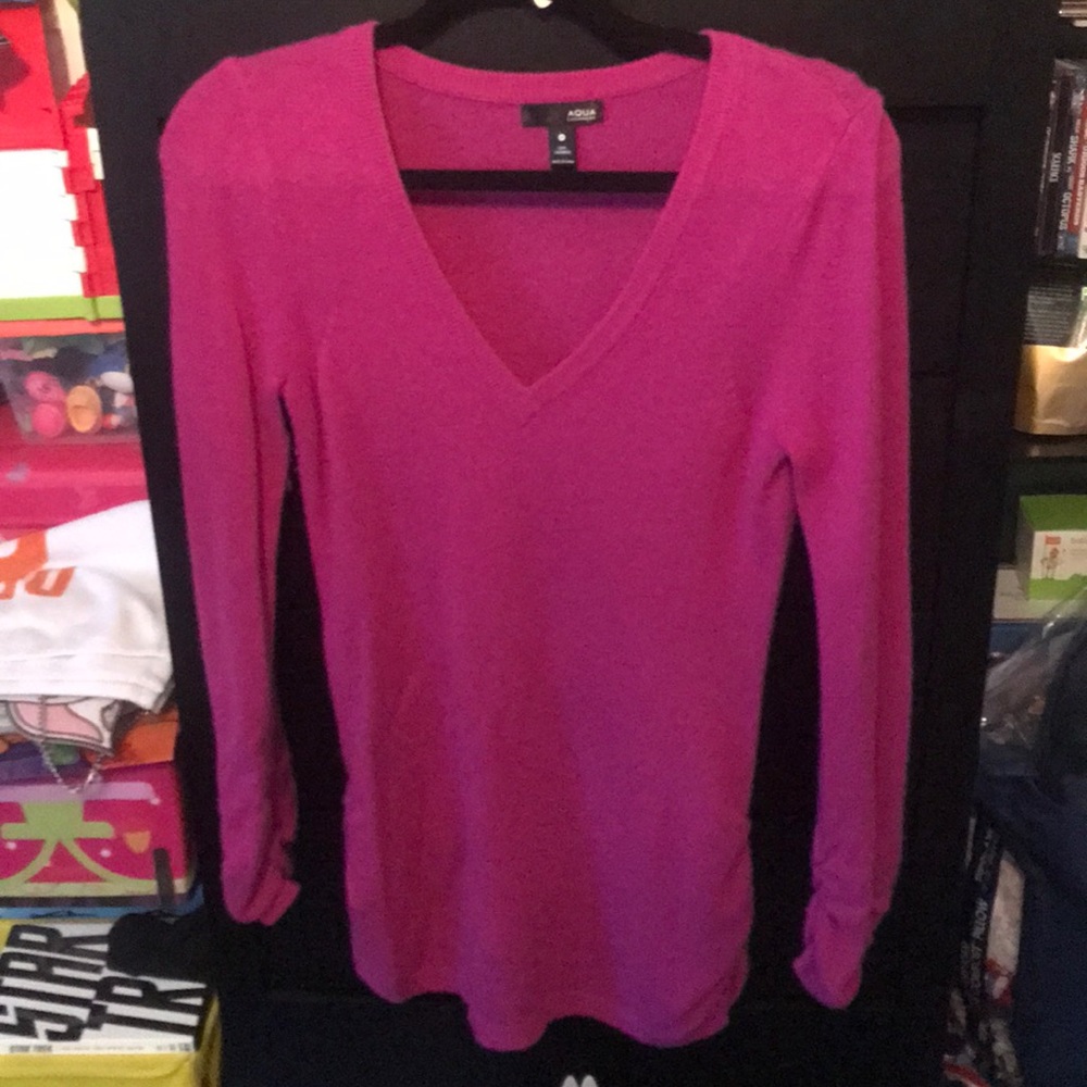 Aqua Cashmere Tunic